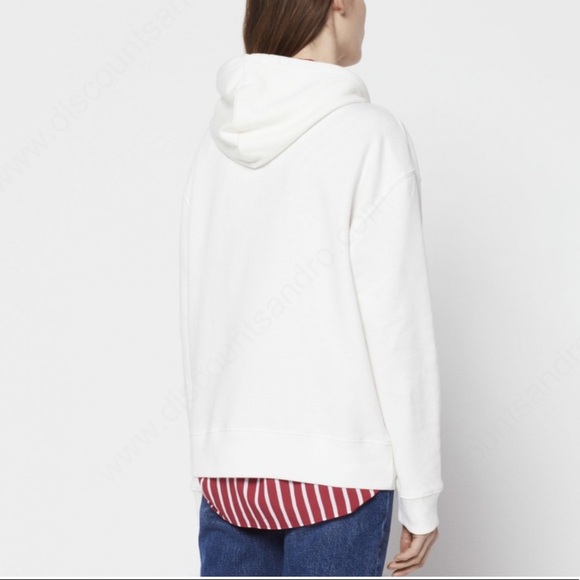 NWT SANDRO HOODED SWEATSHIRT size1 - Picture 8 of 11